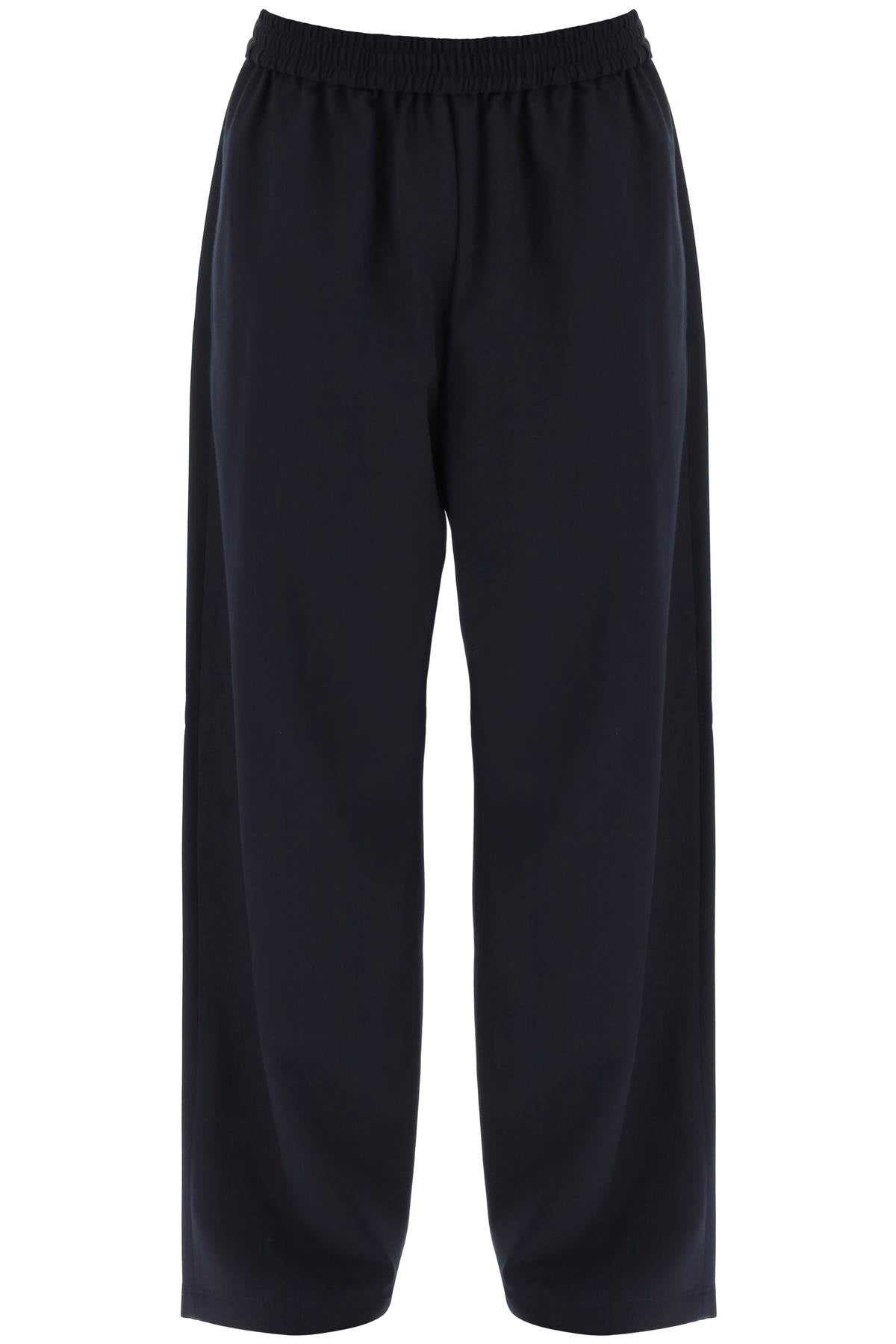 ACNE STUDIOS Navy Relaxed Fit Elastic Waistband Pants for Men