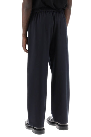 ACNE STUDIOS Navy Relaxed Fit Elastic Waistband Pants for Men