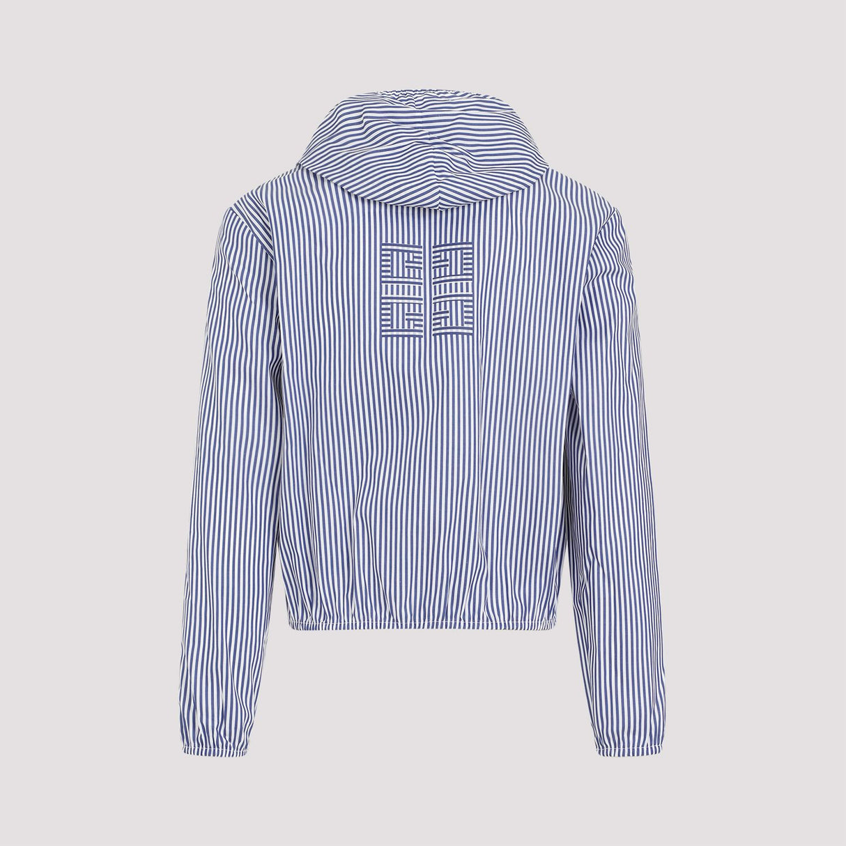 GIVENCHY Blue Shrunken Windbreaker Jacket for Men - SS24 Collection