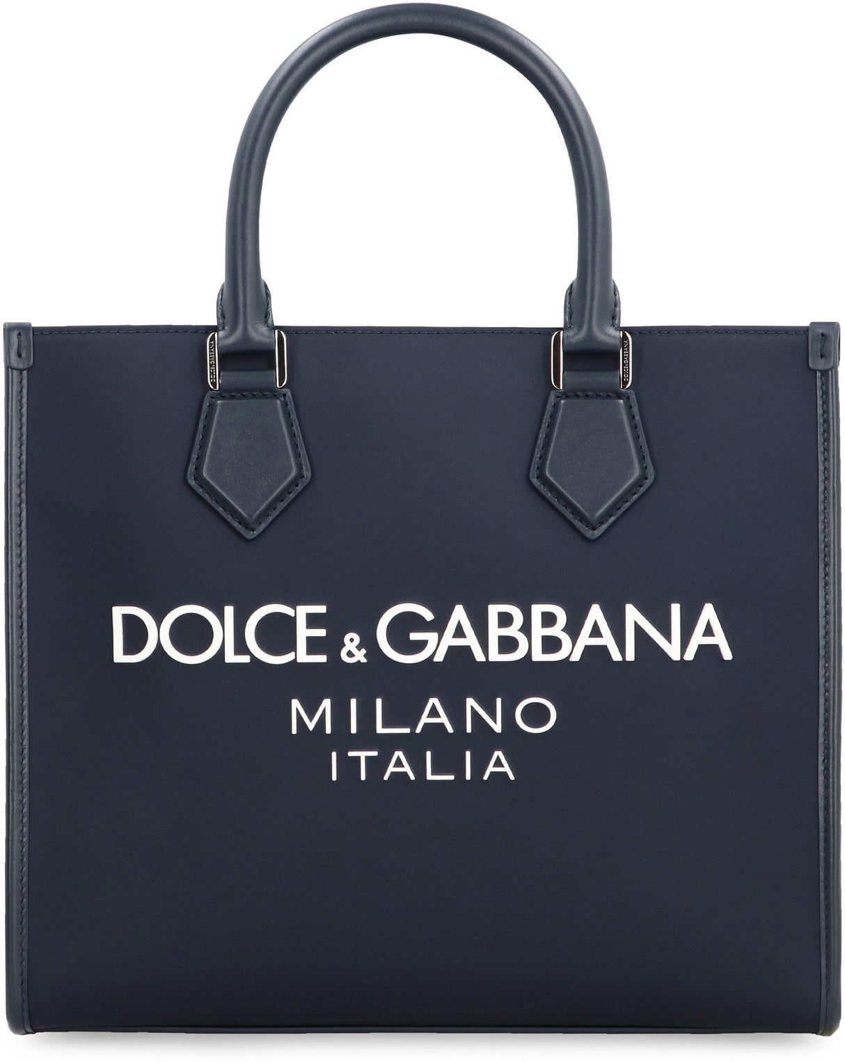 DOLCE & GABBANA Nylon Tote Handbag for Men - Navy, SS24