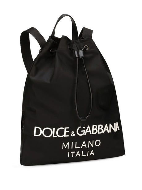 DOLCE & GABBANA Sleek Urban Logo Backpack