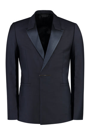 GIVENCHY Wool Blend Single-Breast Jacket