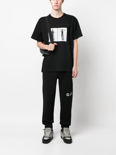 GIVENCHY Logo Print Sweatpants for Men