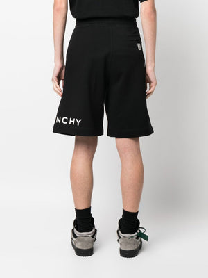 GIVENCHY Essential Logo Cotton Knee-Length Shorts for Men