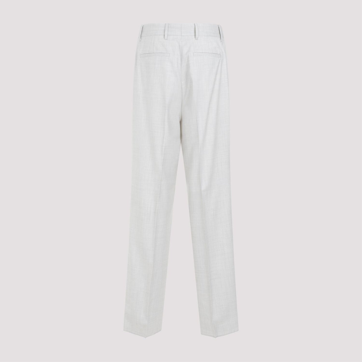 GIVENCHY Extra Wide Leg Trousers in White for Men - SS24 Collection