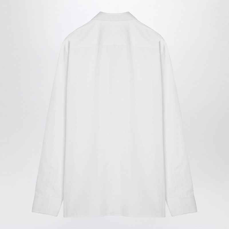 GIVENCHY Elegant White Long Sleeve Cotton Shirt