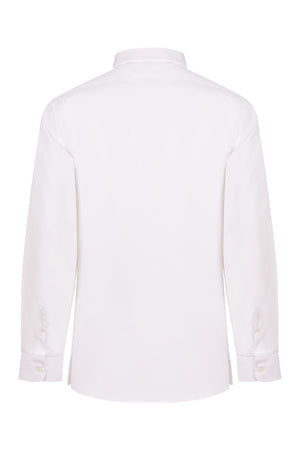 GIVENCHY Men's White Cotton Long Sleeve Shirt for SS24