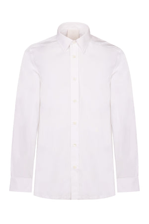 GIVENCHY Men's White Cotton Long Sleeve Shirt for SS24