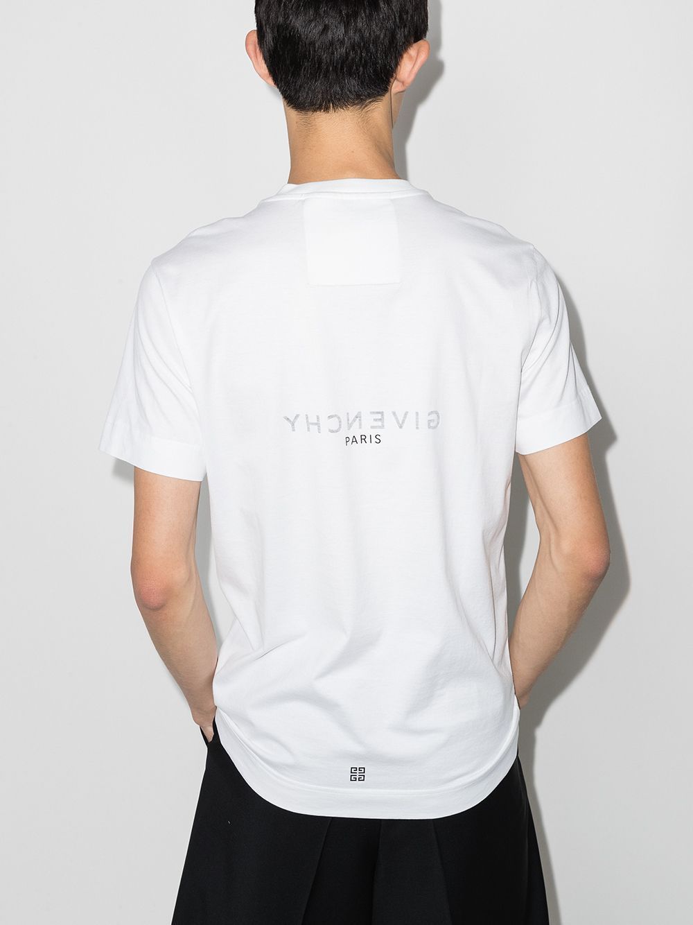 GIVENCHY Cotton Crew-Neck T-Shirt with Ribbed Neckline - Slim Fit