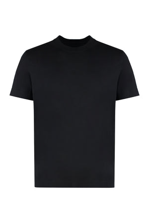 GIVENCHY Men's Black Ribbed Cotton T-Shirt