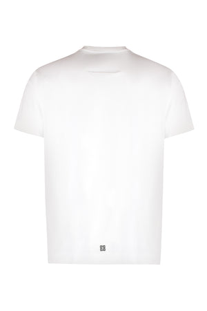 GIVENCHY Men's White Cotton T-Shirt for SS24