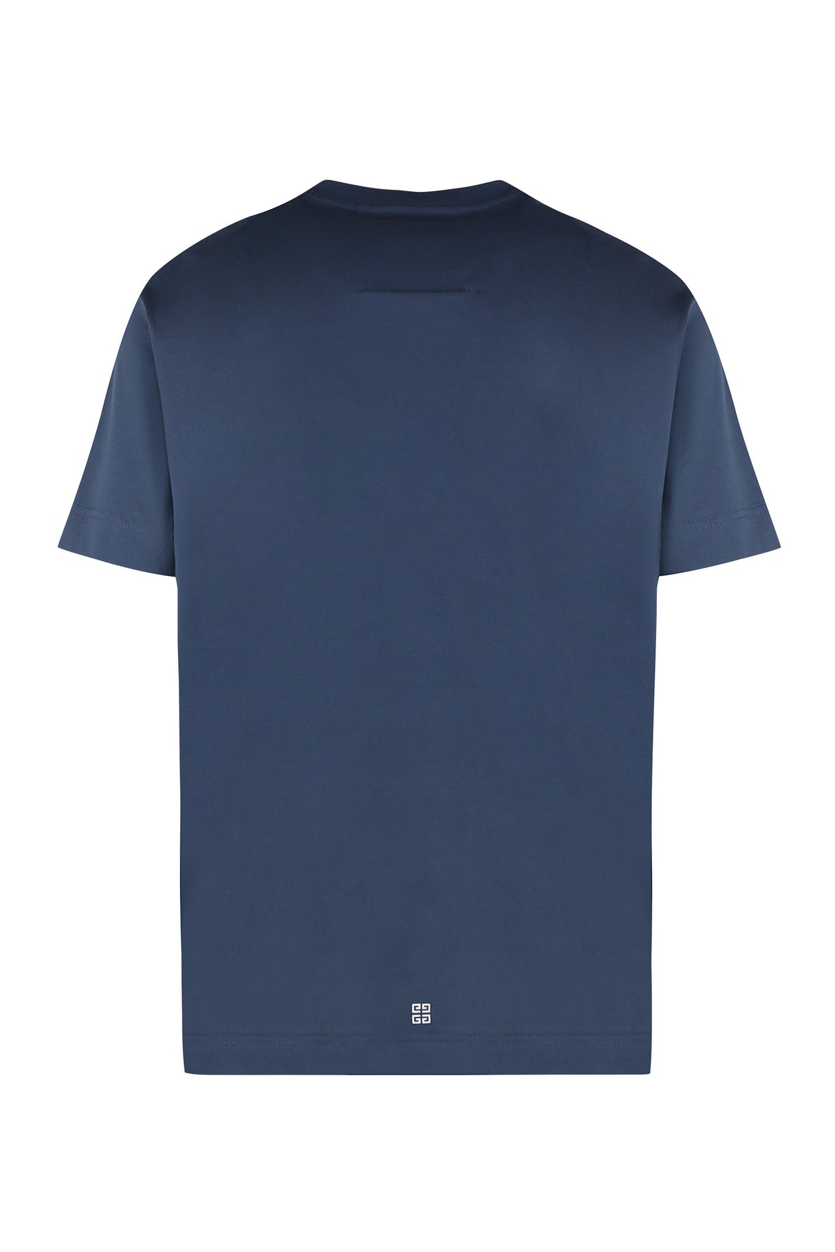 GIVENCHY Men's Navy Cotton Crew-Neck T-Shirt for SS24