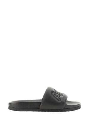 AMBUSH Men's Leather Slide Sandal with 2.5 cm Rubber Sole