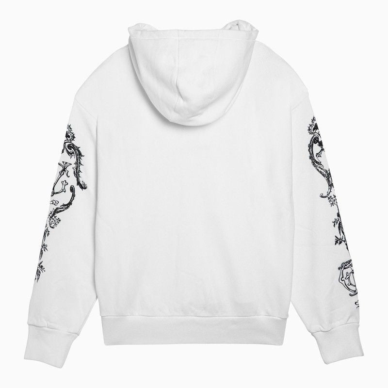 GIVENCHY Classic Logo Embroidered Hoodie for Men