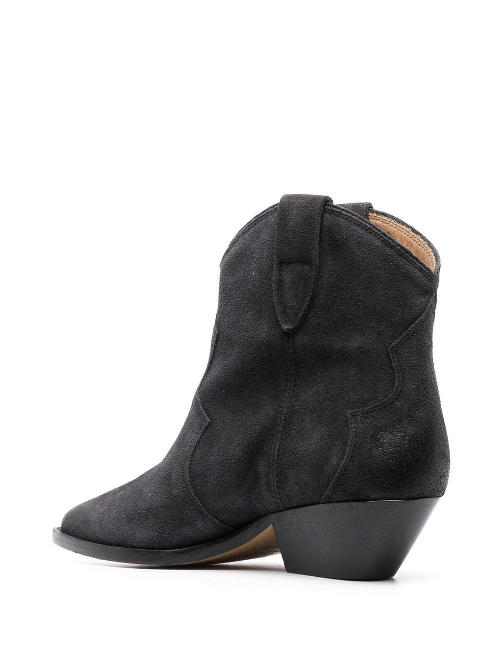 Black Cuban-Heel Ankle Boots for Women from Isabel Marant | SS24 Collection