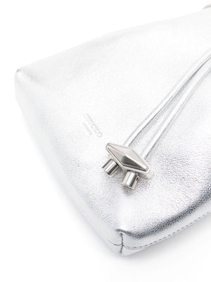 JIMMY CHOO Mini Bucket Handbag with Metallic Finish