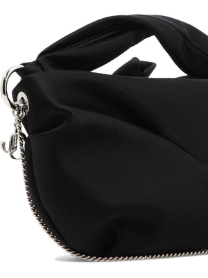 JIMMY CHOO Elegant Black Satin Handbag for Women - FW24 Collection