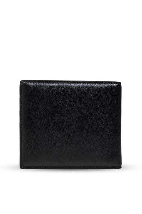 DOLCE & GABBANA Mini Bi-Fold Leather Wallet with Logo