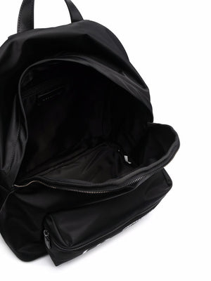 DSQUARED2 Men's Black Nylon Backpack - SS23 Collection