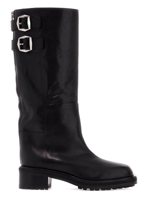 JIMMY CHOO Women's Biker-Style 50 Leather Boots