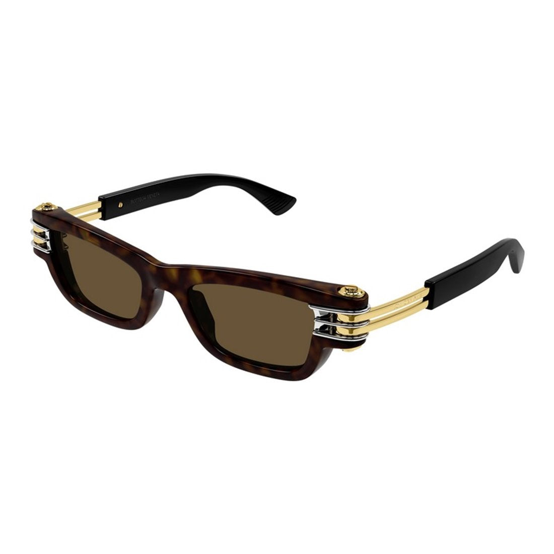 BOTTEGA VENETA Unisex Acetate Sunglasses with Copper Lens