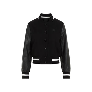 GIVENCHY Elegant Wool-Blend Bomber Jacket