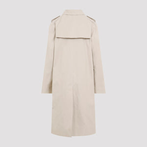 GIVENCHY Chic Beige Trench Jacket with Black Belt