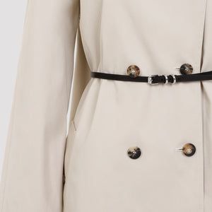 GIVENCHY Elegant Nude Trench Coat