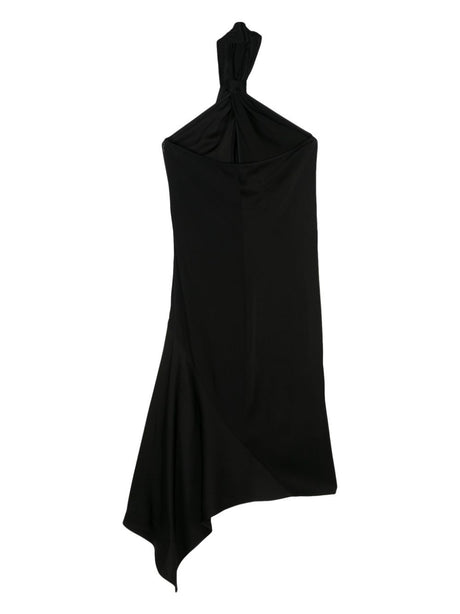 Black V-Neck Sleeveless Dress for Women by GIVENCHY