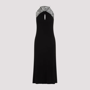 GIVENCHY Sleeveless Black Lace Dress for Women - Spring/Summer 2024 Collection