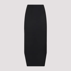 GIVENCHY Black Front Kick Skirt for Women | SS24 Collection