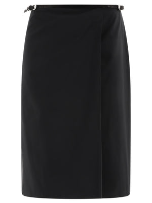 GIVENCHY Versatile Mid Skirt for Women in Timeless Black - 24SS Collection