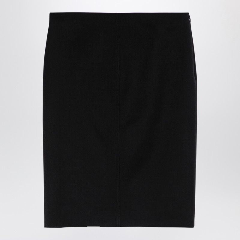 GIVENCHY Women's Metallic Logo Black Skirt - FW24 Collection