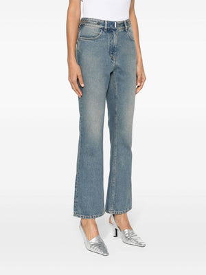 GIVENCHY Medium Blue Denim Jeans for Women - SS24 Collection