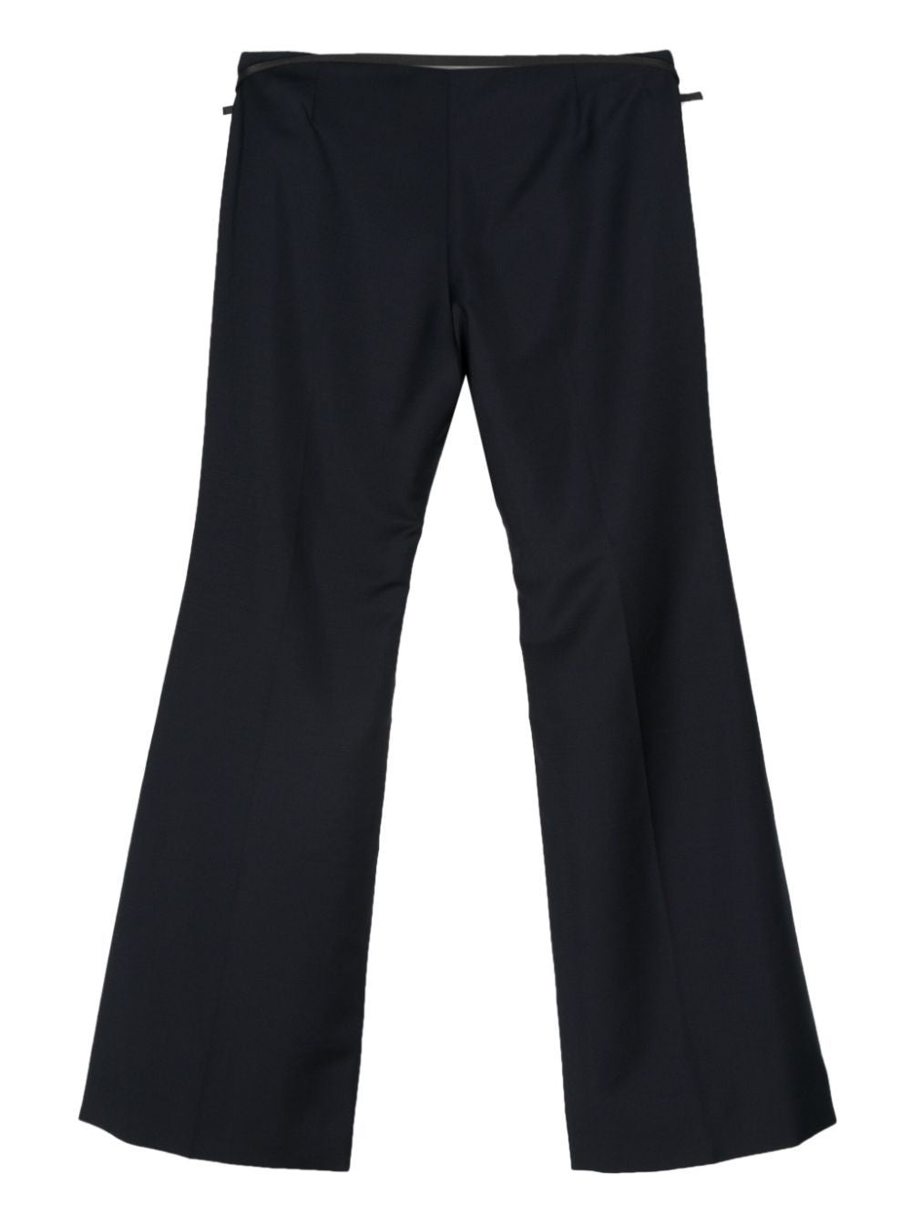 GIVENCHY Wide Leg Wool-Mohair Blend Pants