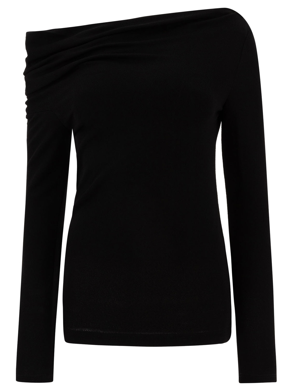 GIVENCHY Draped Collar Slim Fit Top for Women