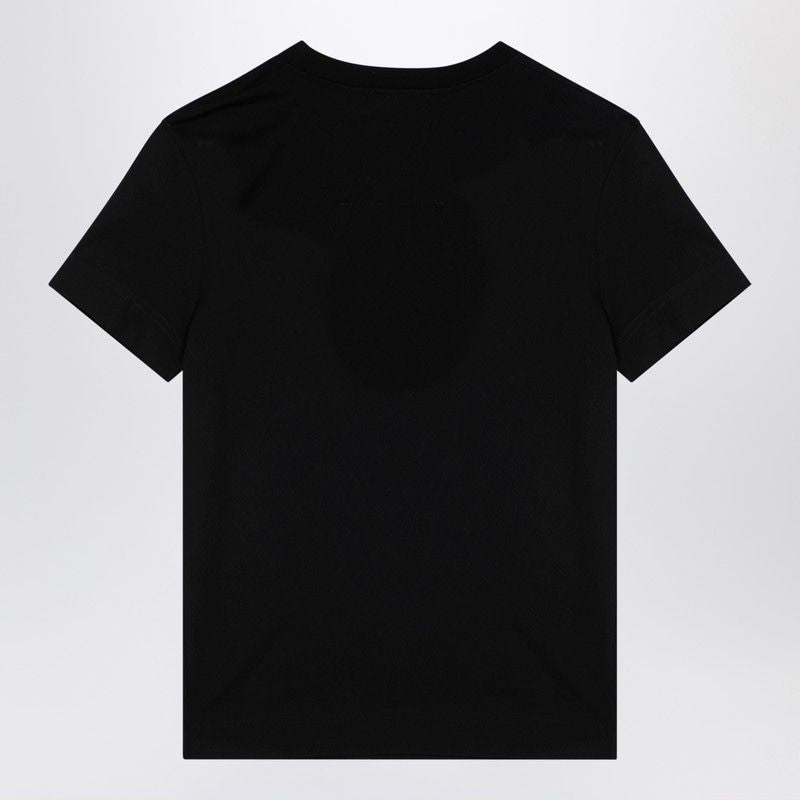 GIVENCHY Classic Black Embroidered Cotton T-Shirt for Women