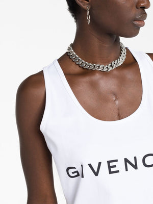 GIVENCHY Essentials Logo Print Cotton Tank Top