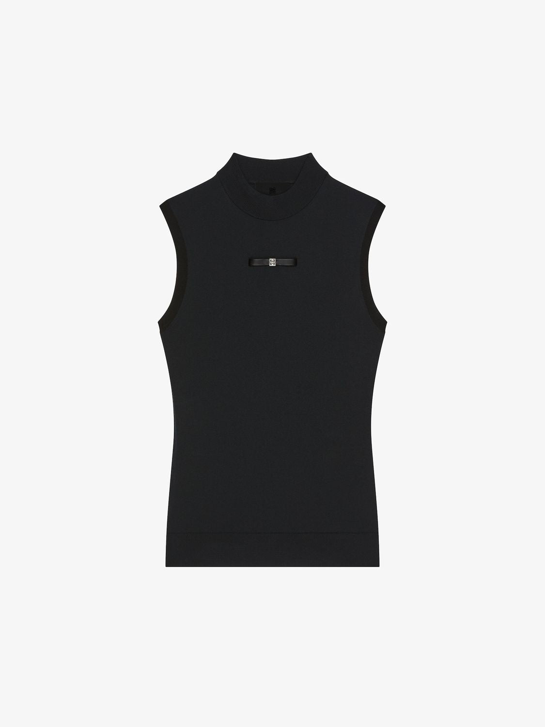 GIVENCHY Metallic Logo Knit Top