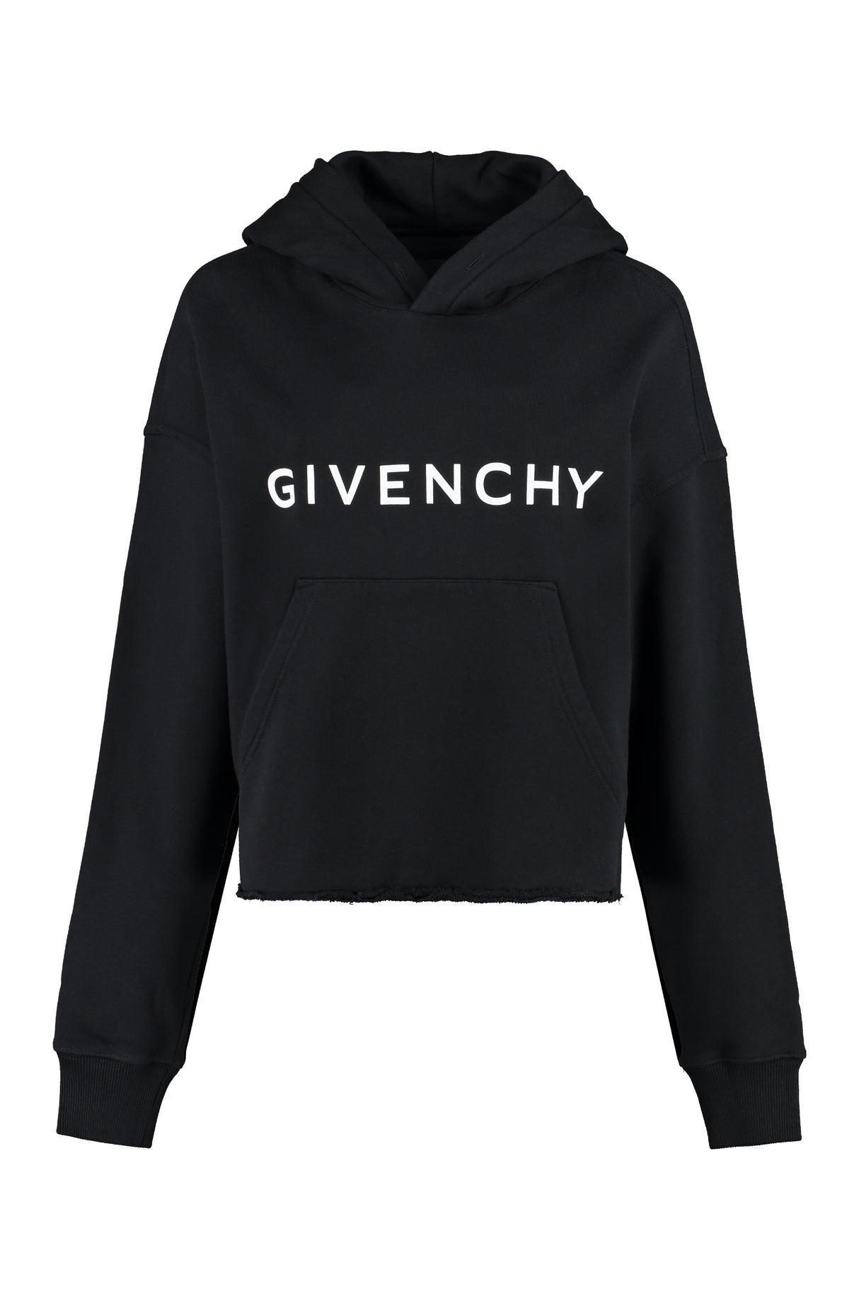 GIVENCHY Women's Cotton Hoodie with Ribbed Cuffs