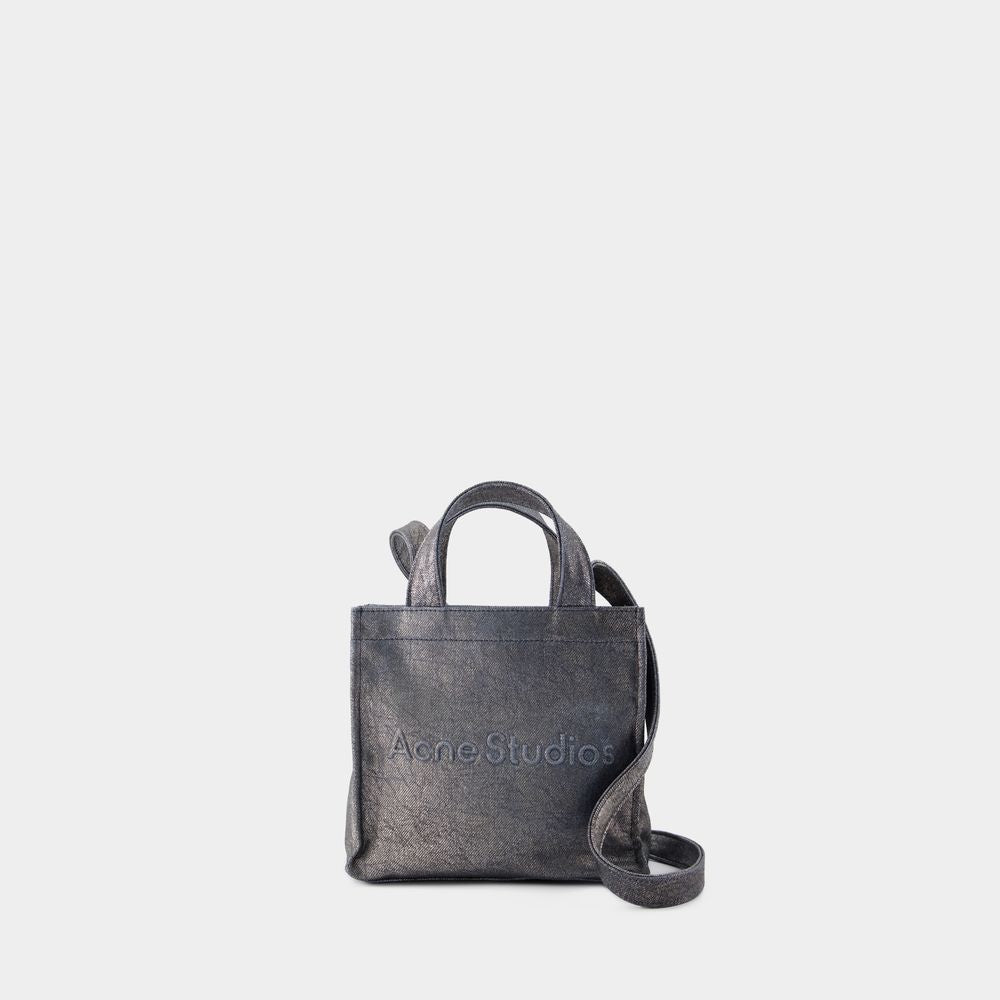 ACNE STUDIOS Mini Lunar Gray Calfskin Tote for Women - SS24