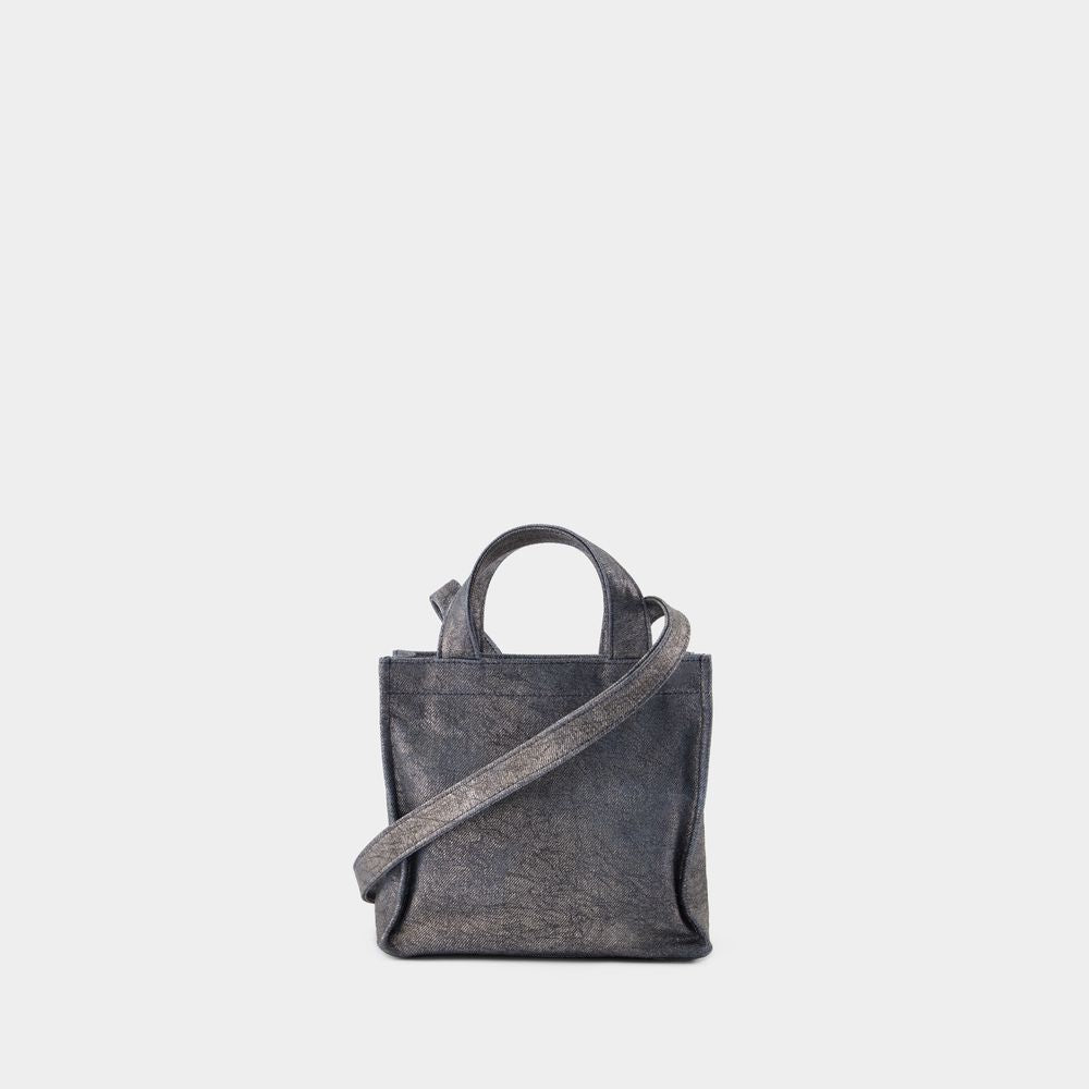 ACNE STUDIOS Mini Lunar Gray Calfskin Tote for Women - SS24