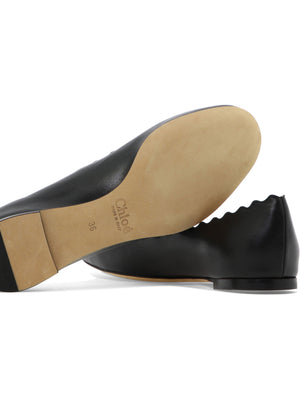 CHLOÉ Classic Black Flats for Women - Elegant Ballerinas for Any Occasion