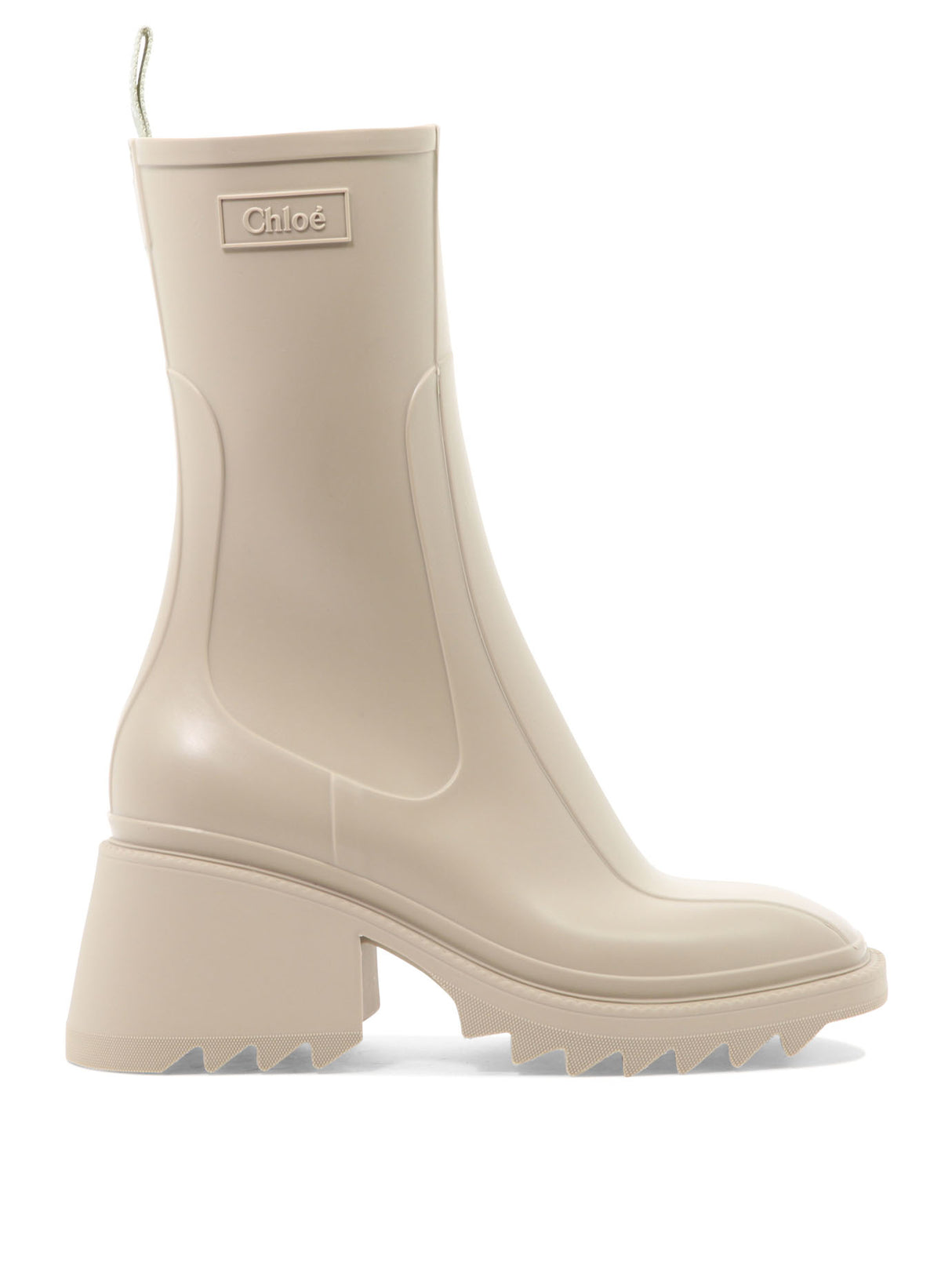 CHLOÉ Elegant Waterproof Betty Rain Boots with 7 CM Heel