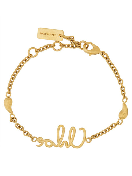 CHLOÉ Logo-Embellished Brass Bracelet