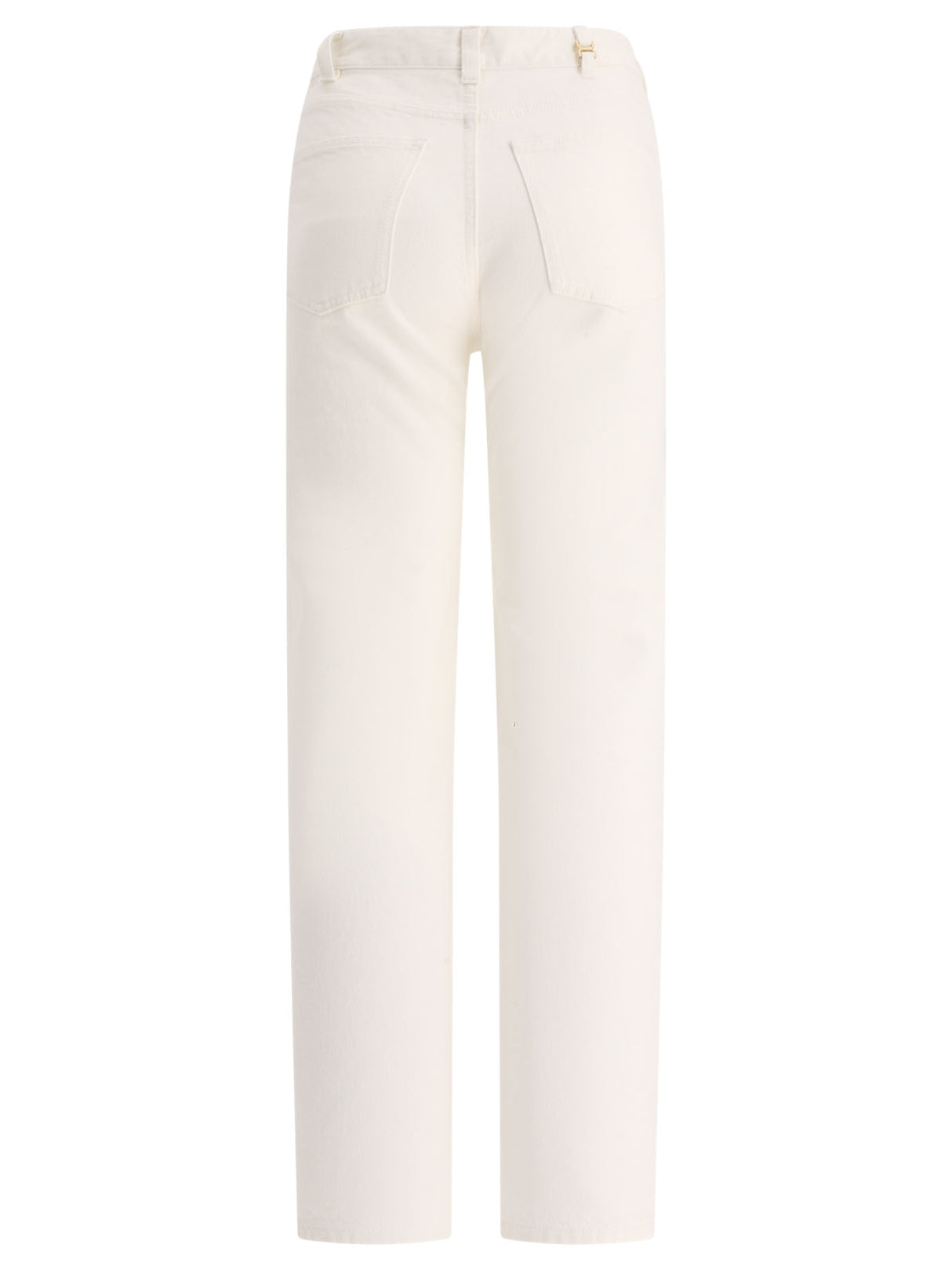 CHLOÉ 24SS White Women's Straight Pants