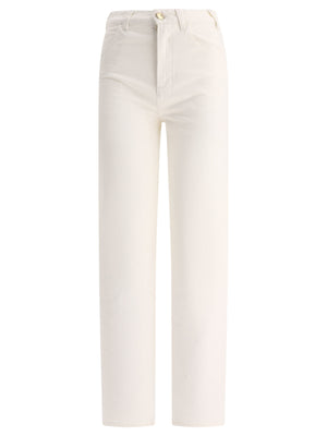 CHLOÉ 24SS White Women's Straight Pants