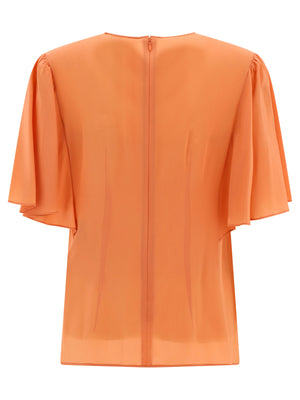 CHLOÉ Pink Wing Sleeve Top for Women