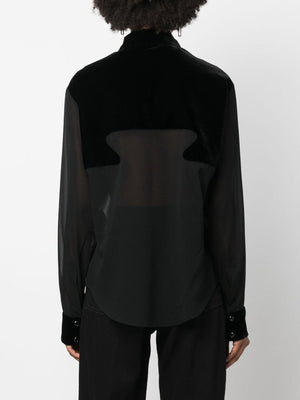 TOM FORD Black 23FW Women's Button-Up Shirt