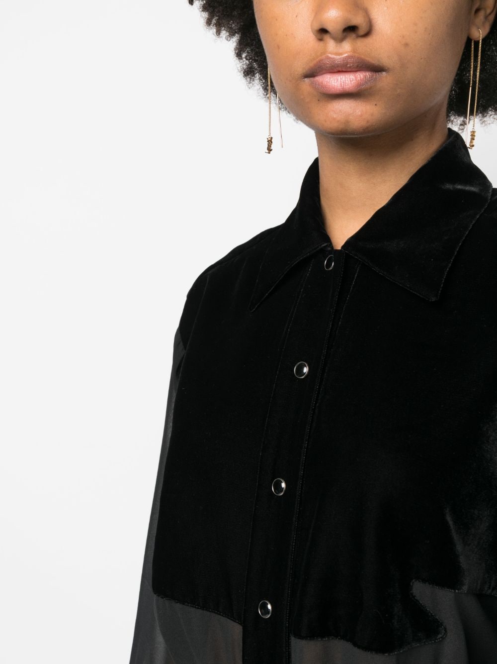 TOM FORD Black 23FW Women's Button-Up Shirt